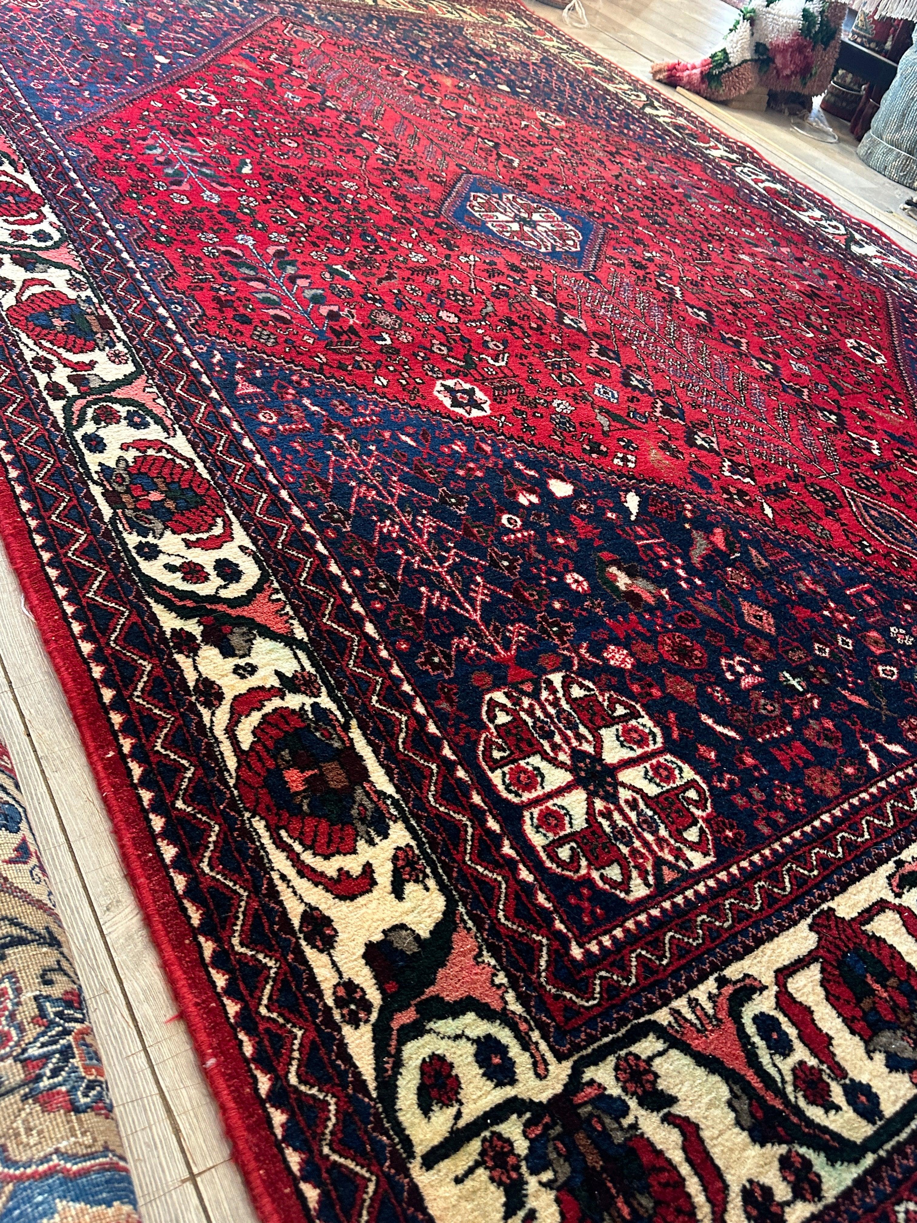 Fine Hand-knotted Persian Abadeh Rug 7’ x 10’