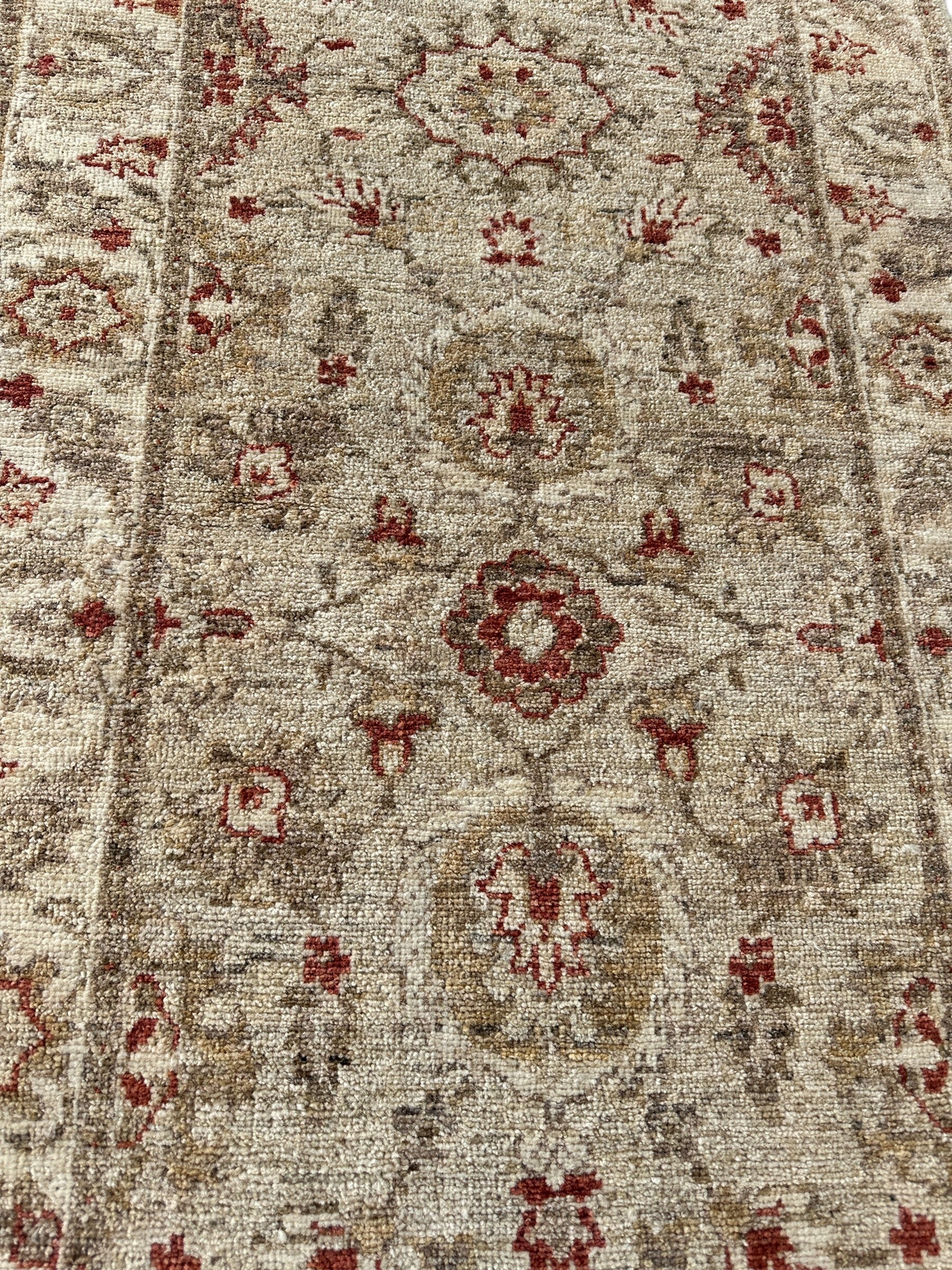 Hand-knotted Wool Small Runner Rug 2’6” x 5’4”