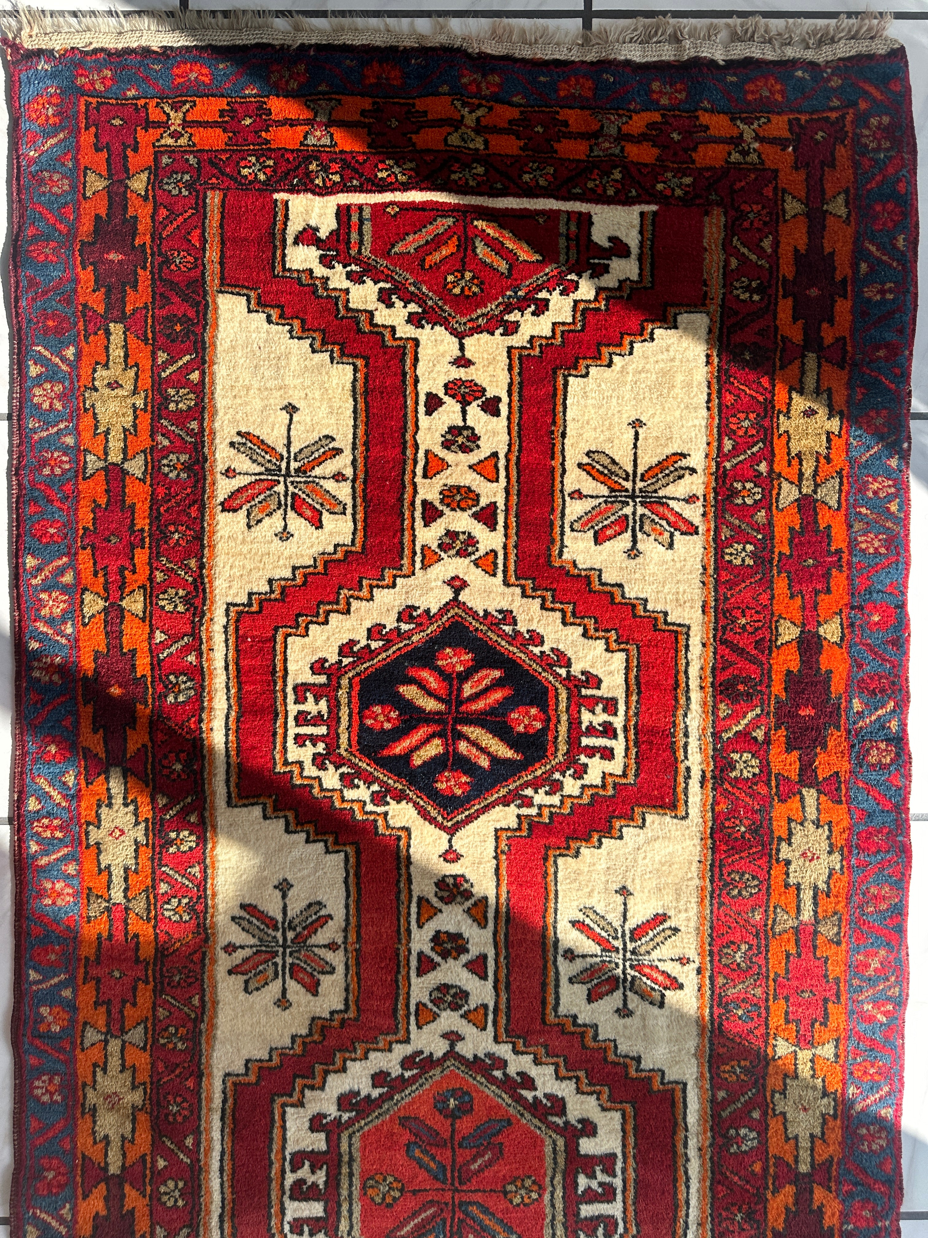 Persian Meshgi Wool Runner 3’6” x 9’10”