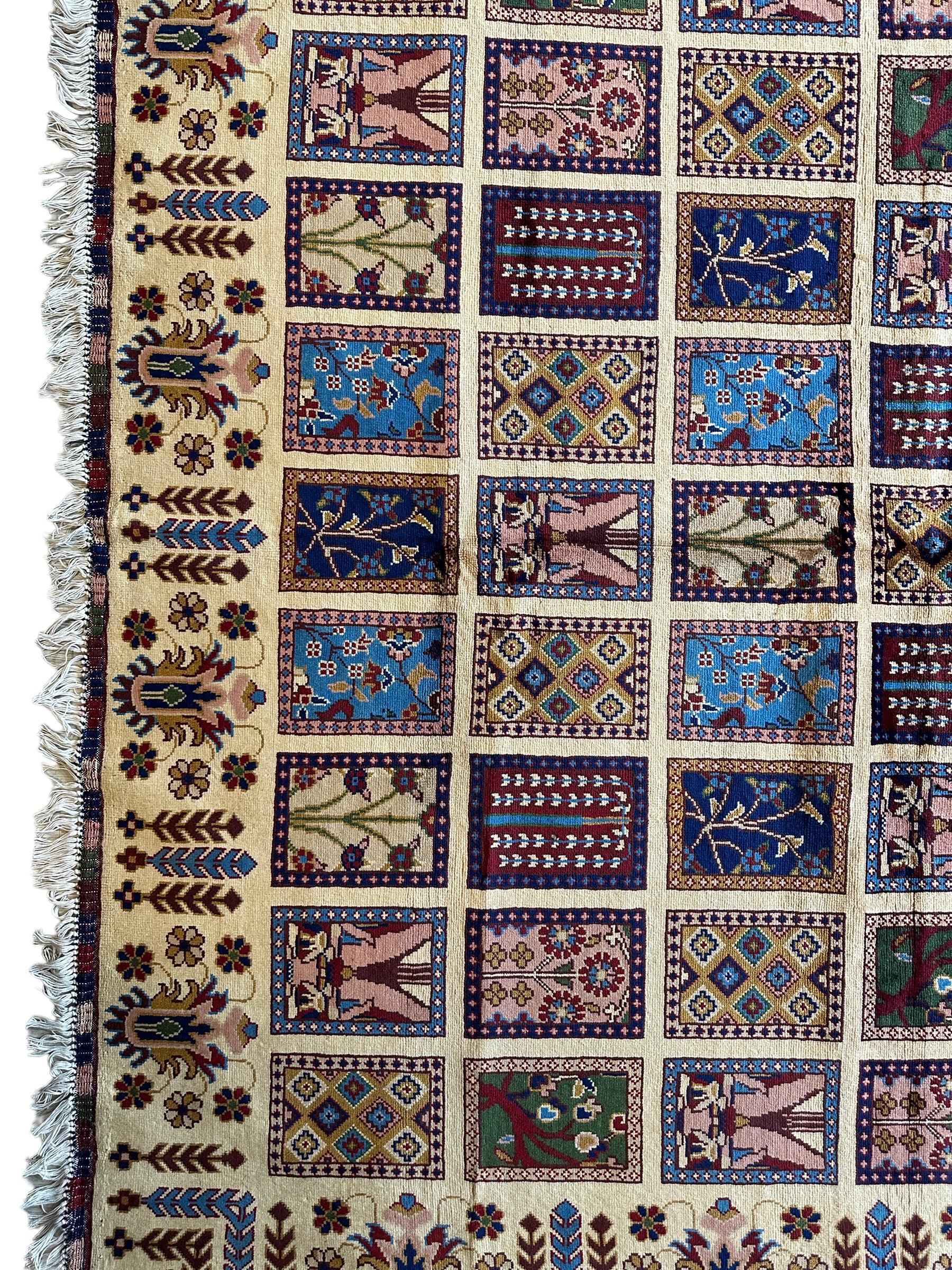 Afghani Hand-knotted Four Season Wool Area Rug 7 x 10
