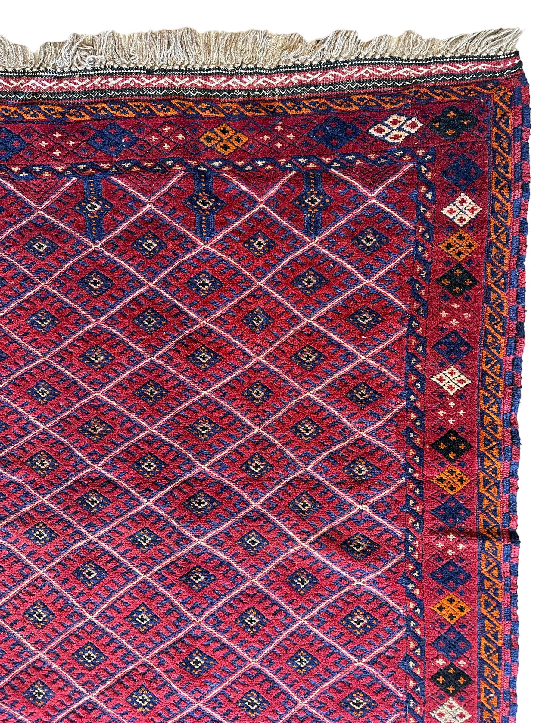 Afghani Meshwani Rug I Nakhunak Herati 36” x 54”