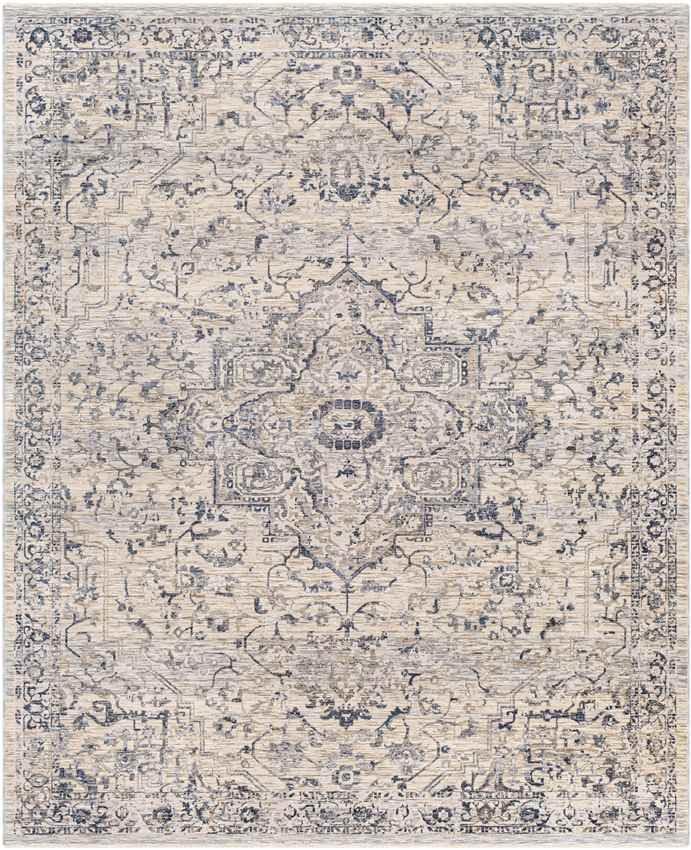 Annecy Traditional Navy Area Rug