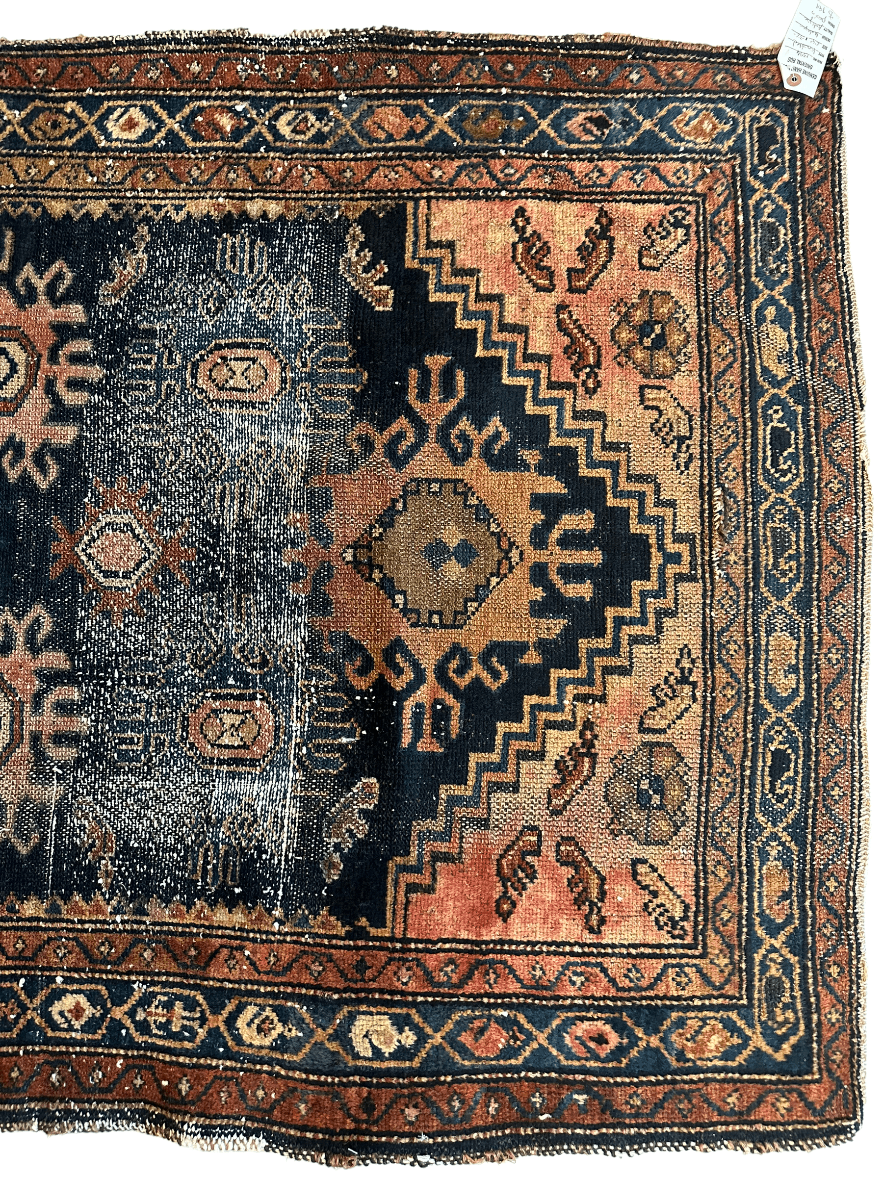 Antique 1880s Persian Malayer Rug 6'4'' x 3'6''
