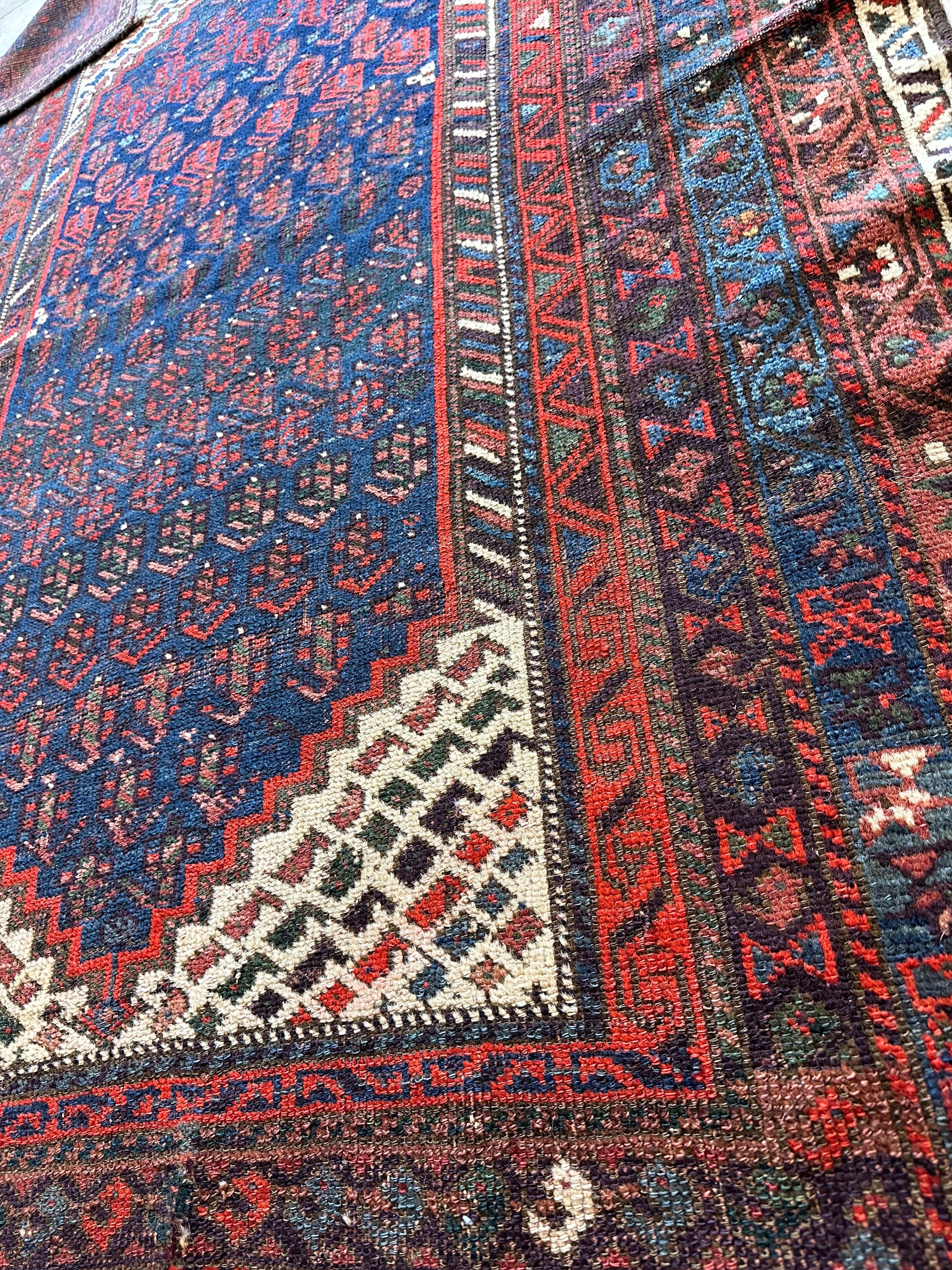 Antique Persian Paisely Rug 4’6” x 7’