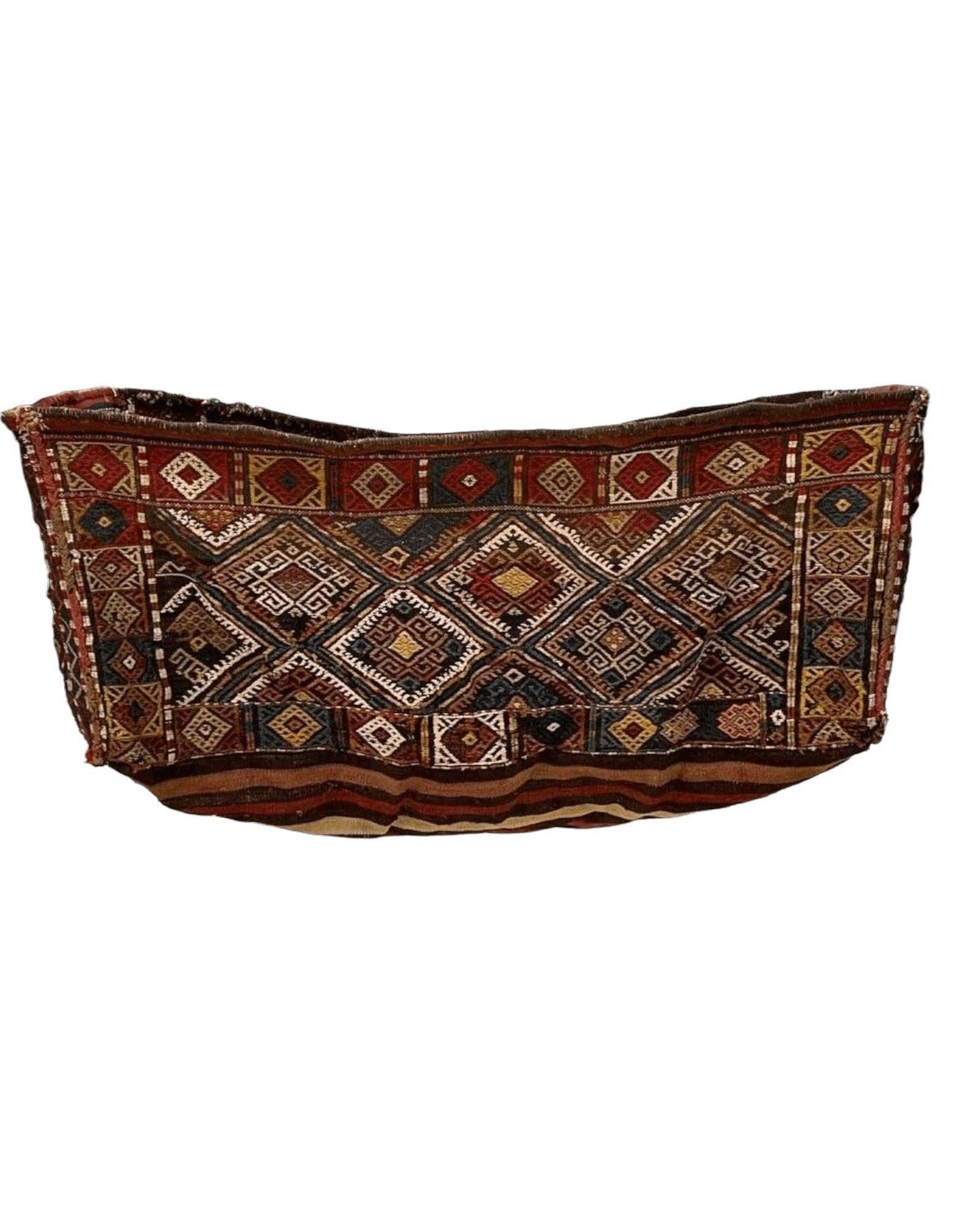 Antique Persian Storage Bag Mafrash Rug