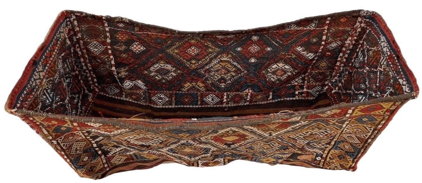 Antique Persian Storage Bag Mafrash Rug
