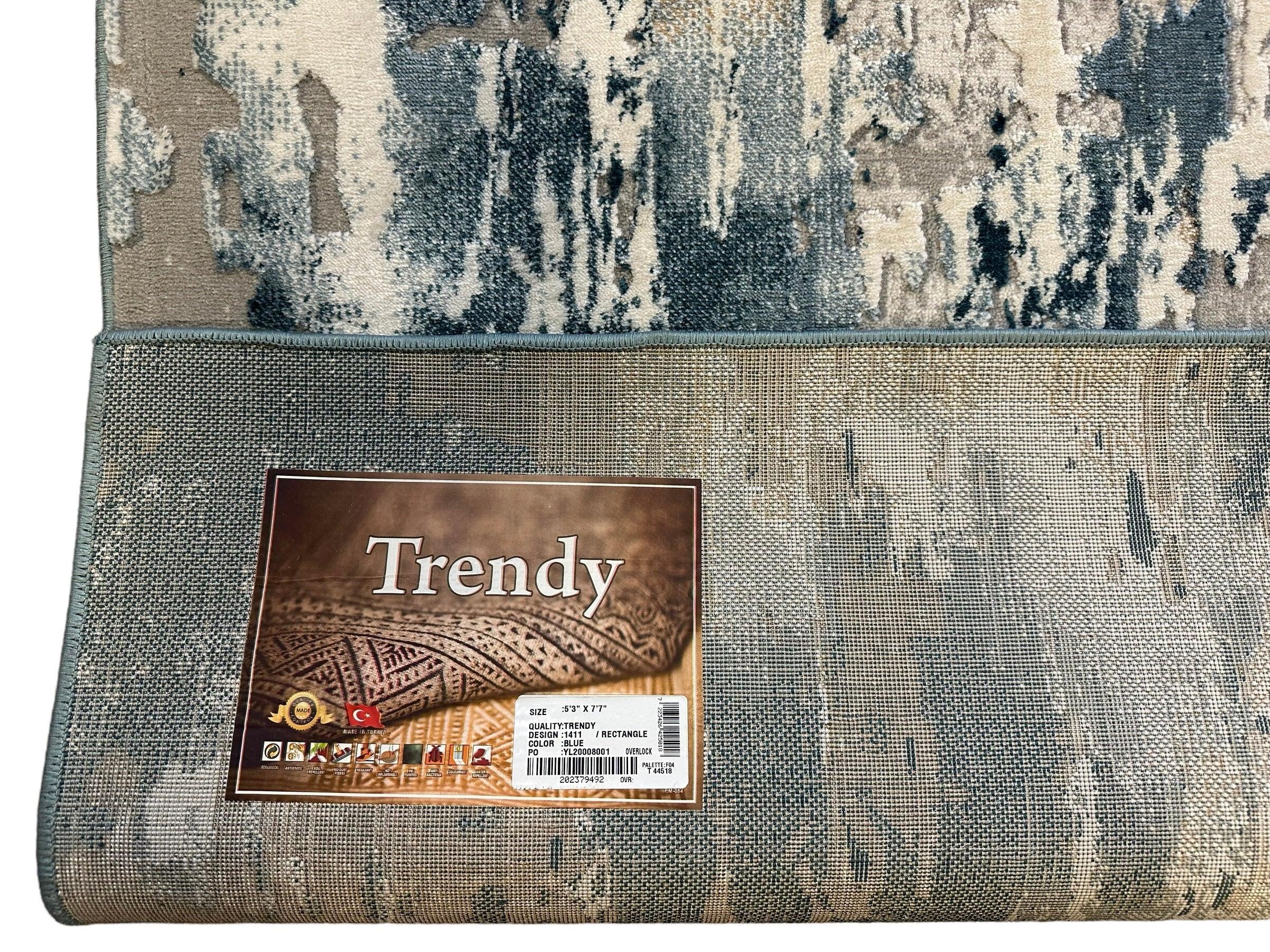 Contemporary Trendy Collection 5'x8' Area Rug