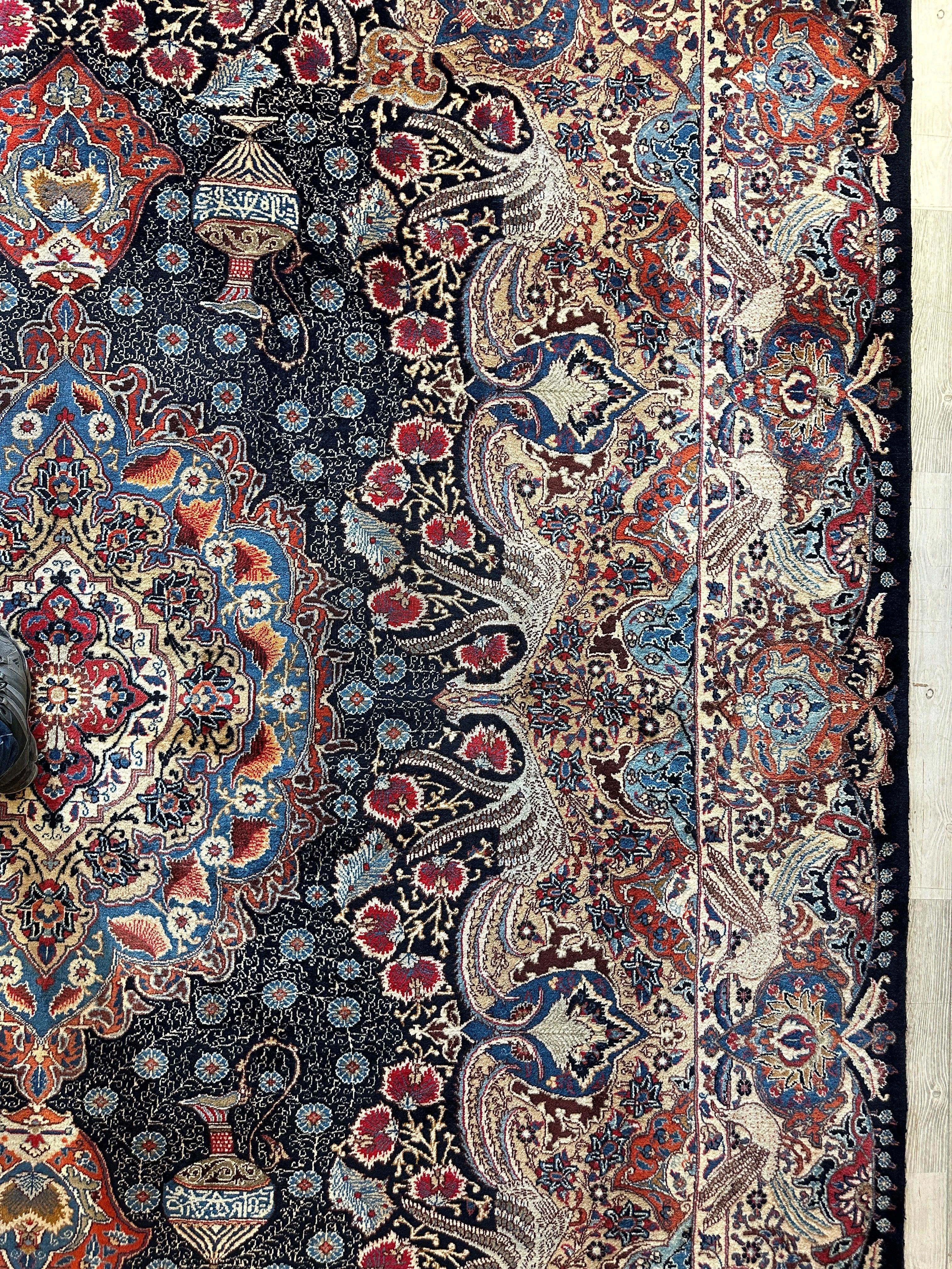 Exquisite Persian Kashmar Rug 9’11” x 13’3”