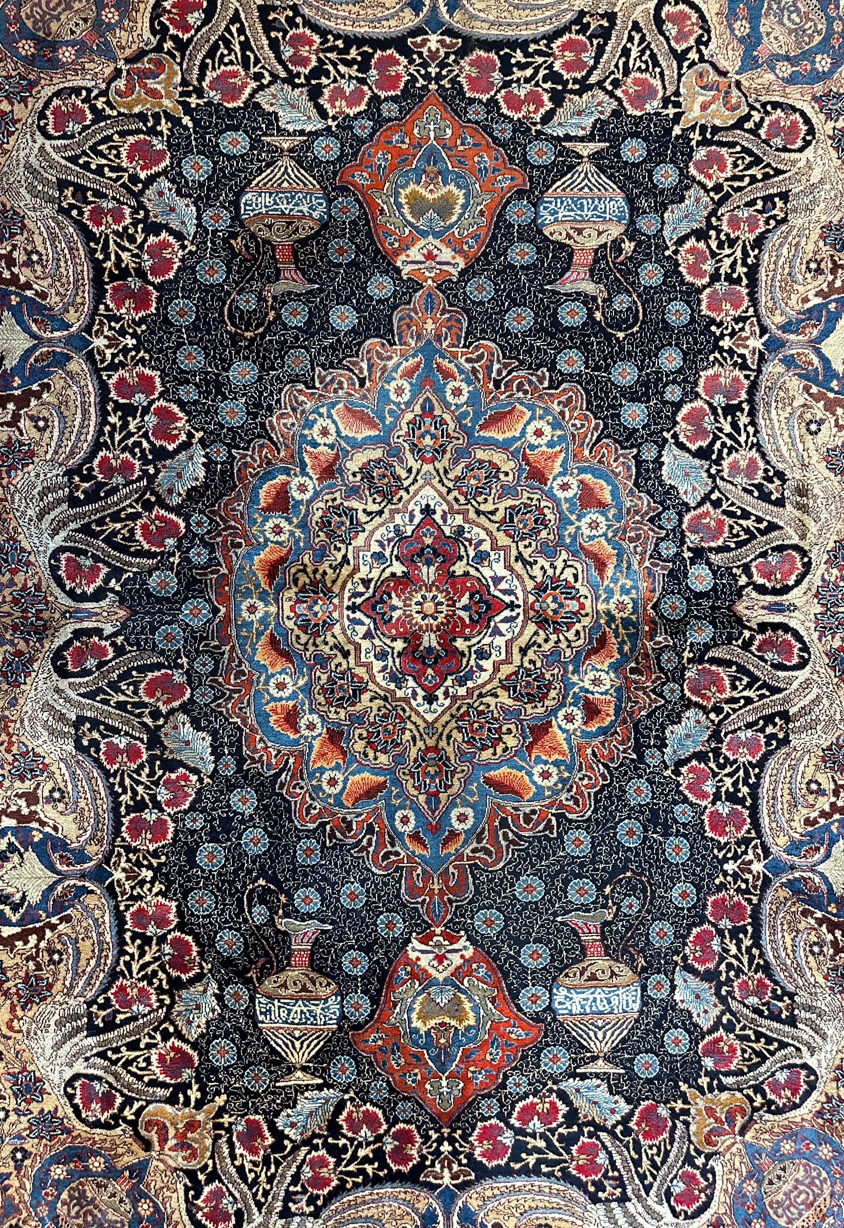 Exquisite Persian Kashmar Rug 9’11” x 13’3”