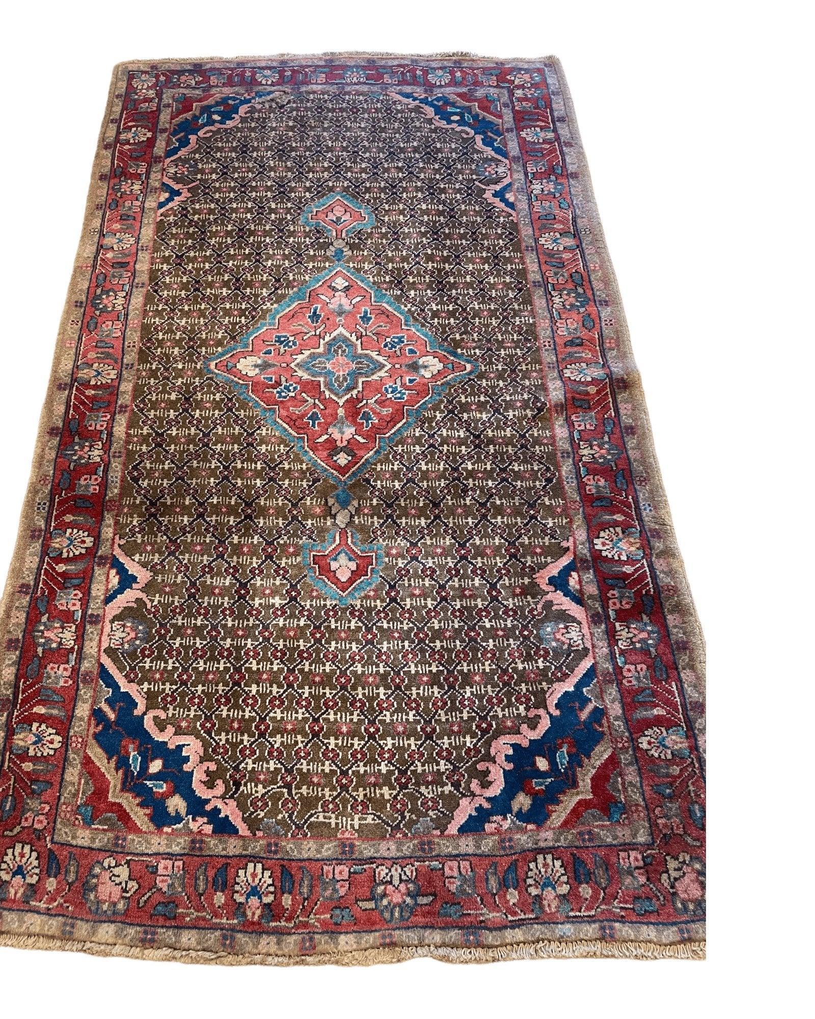 Fine Hand Knotted Persian Gholtogh Rug 3’4'' x 5’6'
