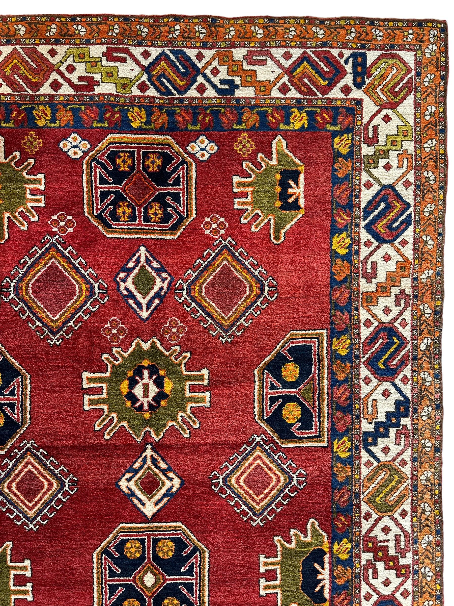 Fine Persian Meshkin Wool on Cotton Rug 5 x 11