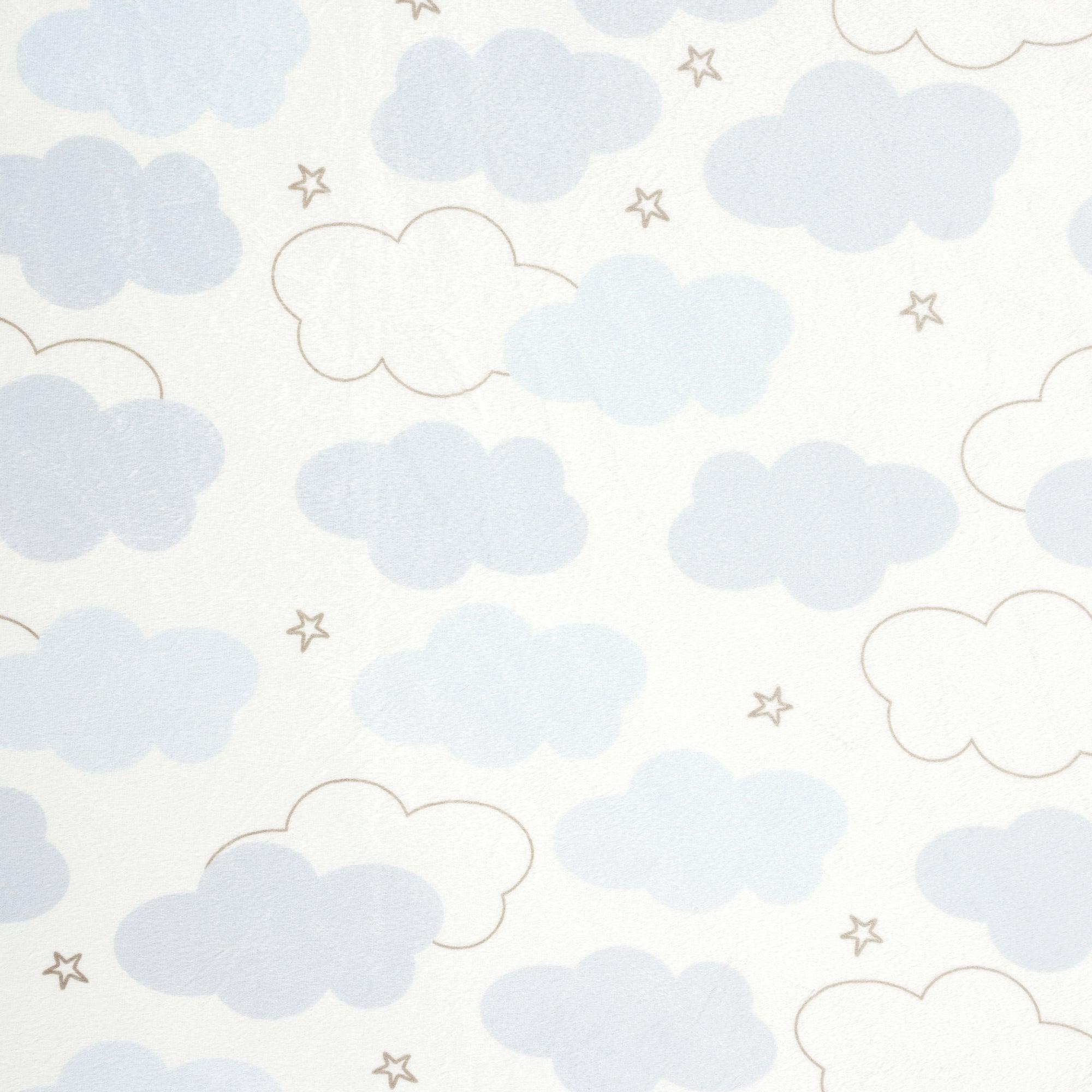 Goodnight Little Moon Clouds Soft & Plush Changing Pad Cover
