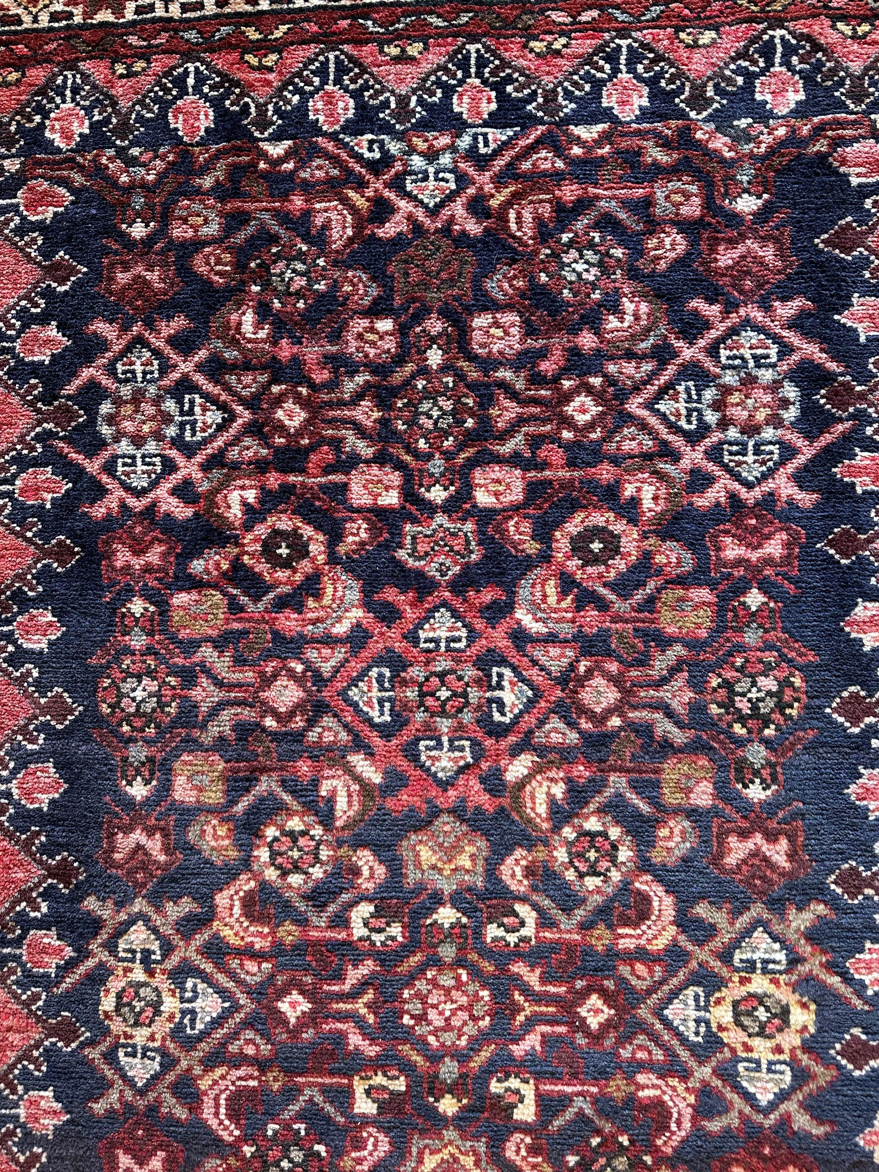 Hand-Knotted Large Persian Runner 13’9” x 3’7”