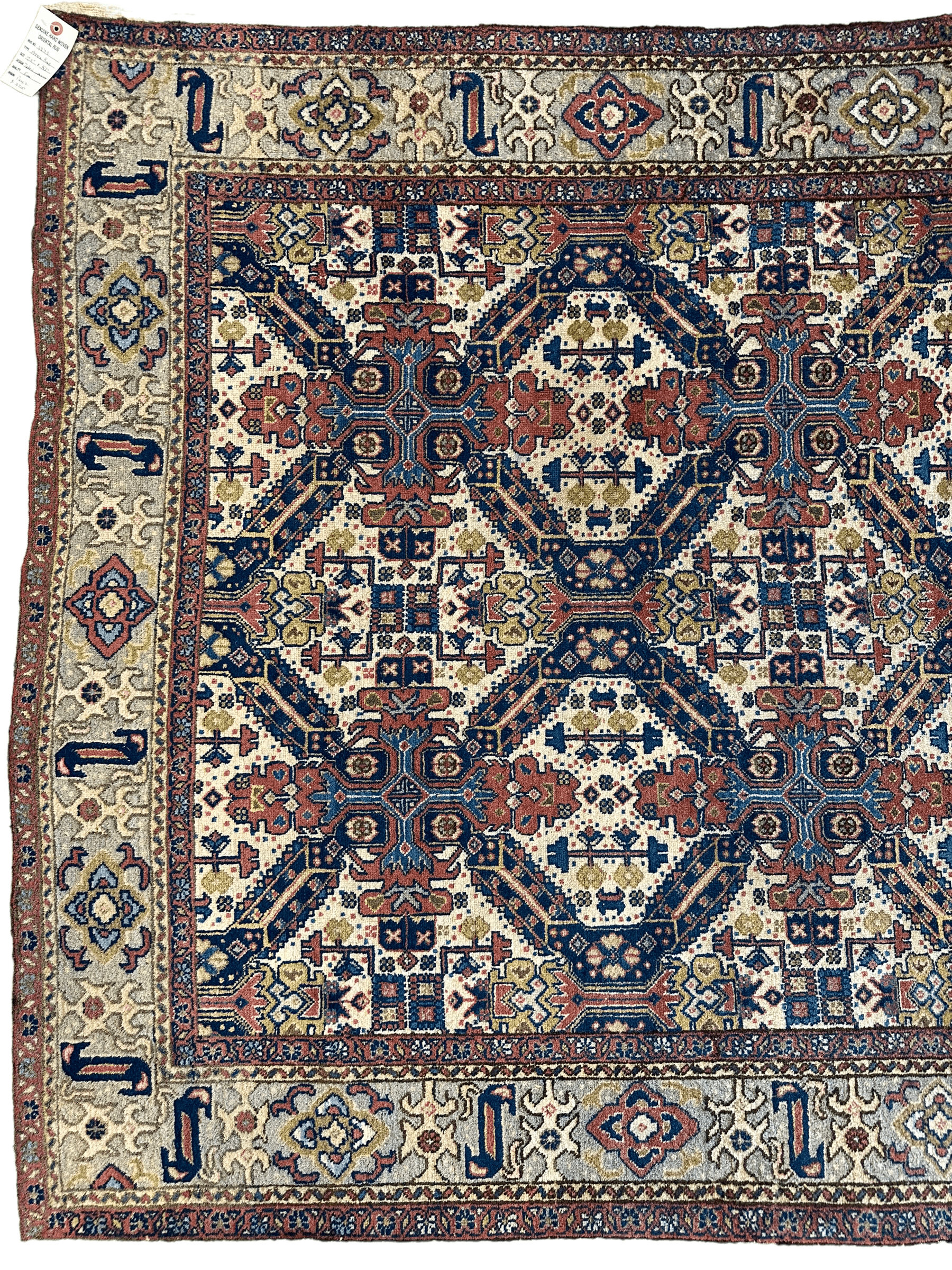 Handmade One-of-a-Kind Persian Tabriz Wool Rug - 5’3” x 7’8”
