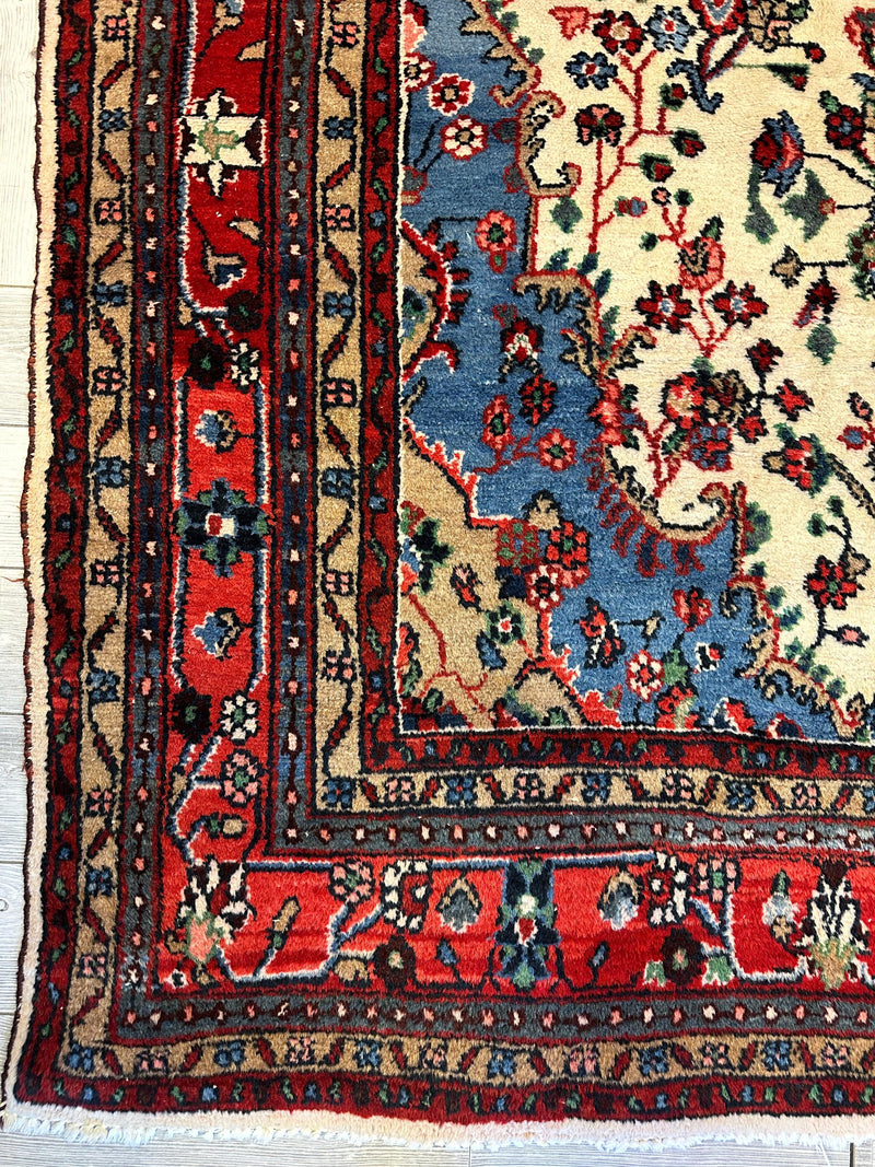 Handmade Room Size Isfahan Area Rug 11’8” x 8'7''