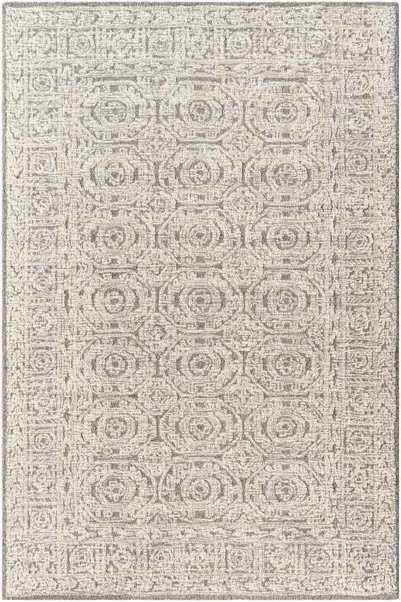 Hello Traditional Taupe Area Rug