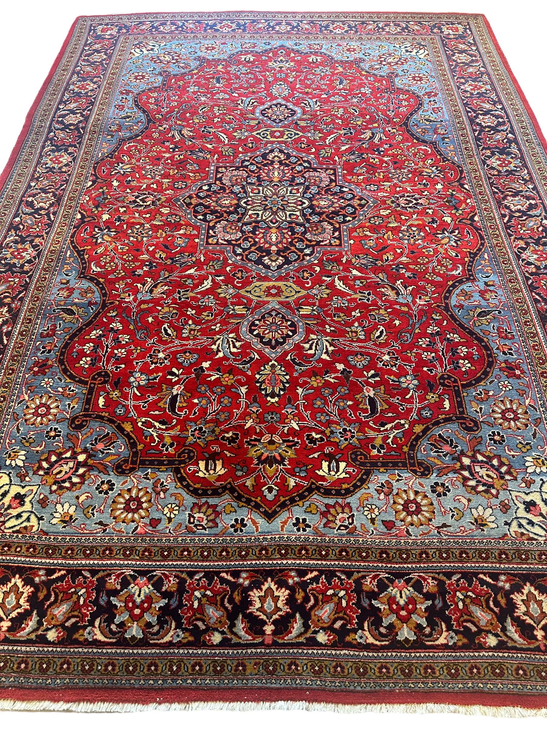 Incredible Persian Kashan Rug 7’2” x 10’2”