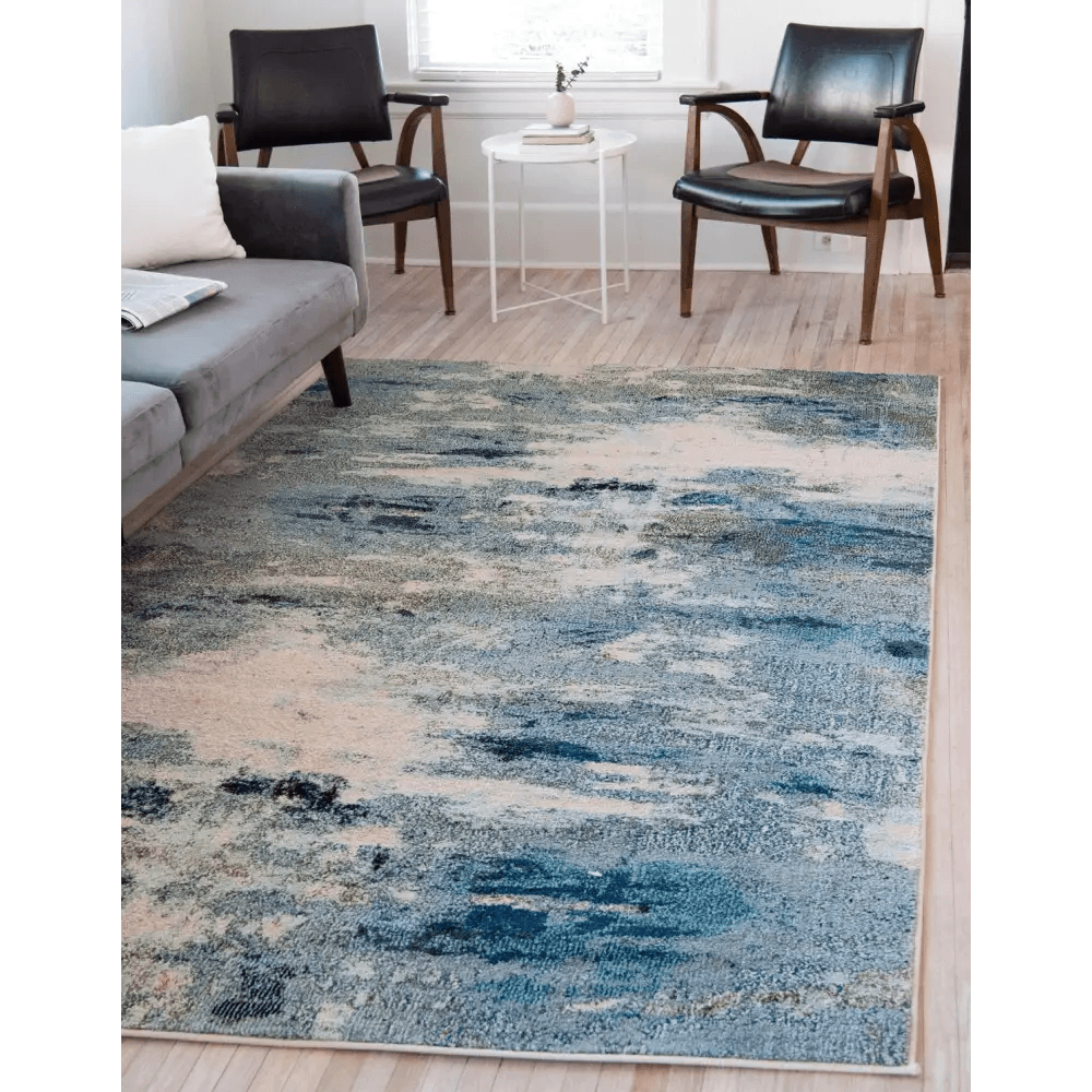 Modern designed avalon chromatic rug
