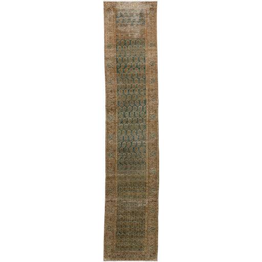 Surya Antique One of a Kind AOOAK-1707 2'11" x 16'5" Long Runner Rug + Free Premium Rug Pad