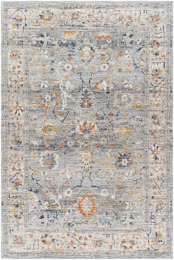 Tanina Traditional Light Gray/Pale Blue Area Rug