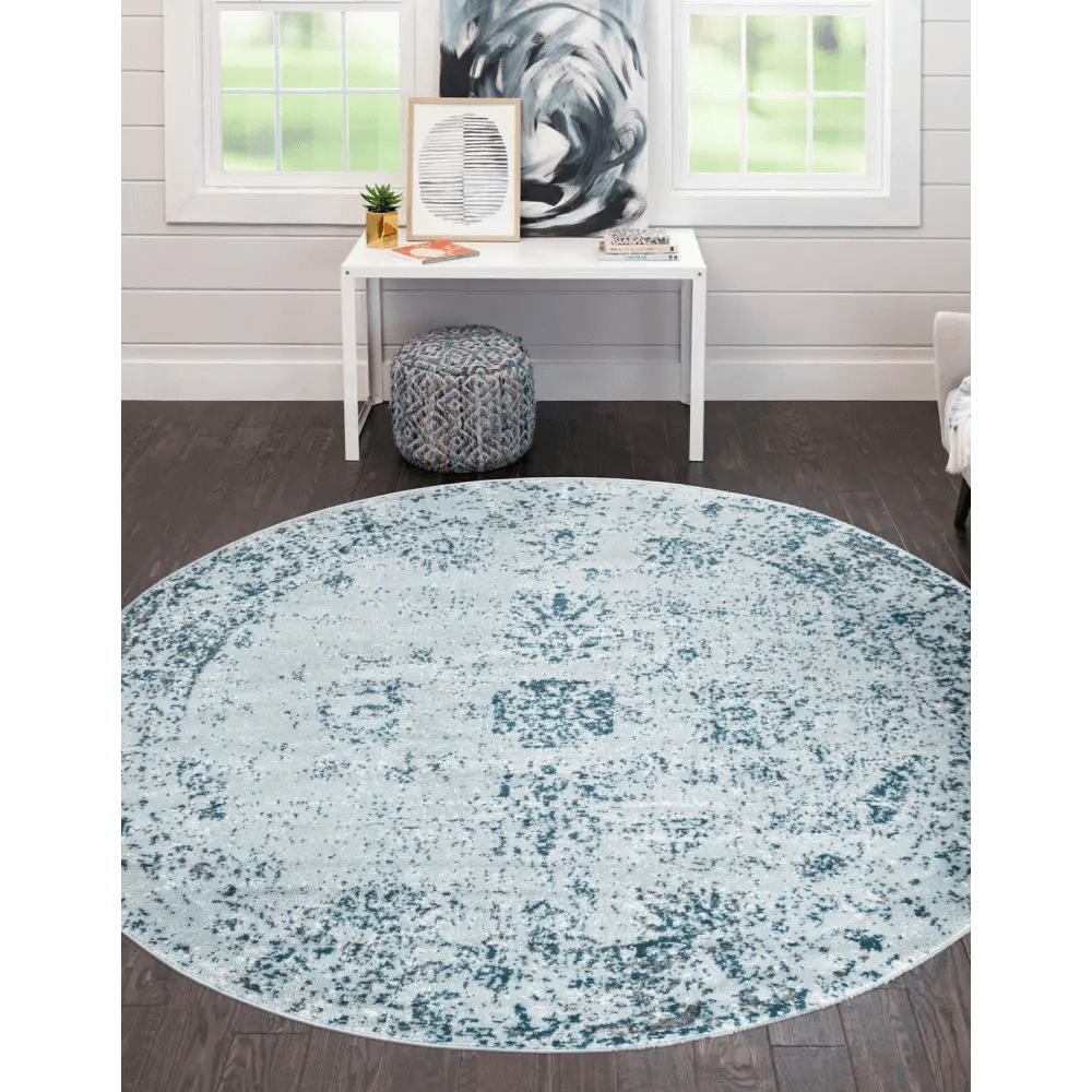 Traditional french inspired casino rug (runners, round)