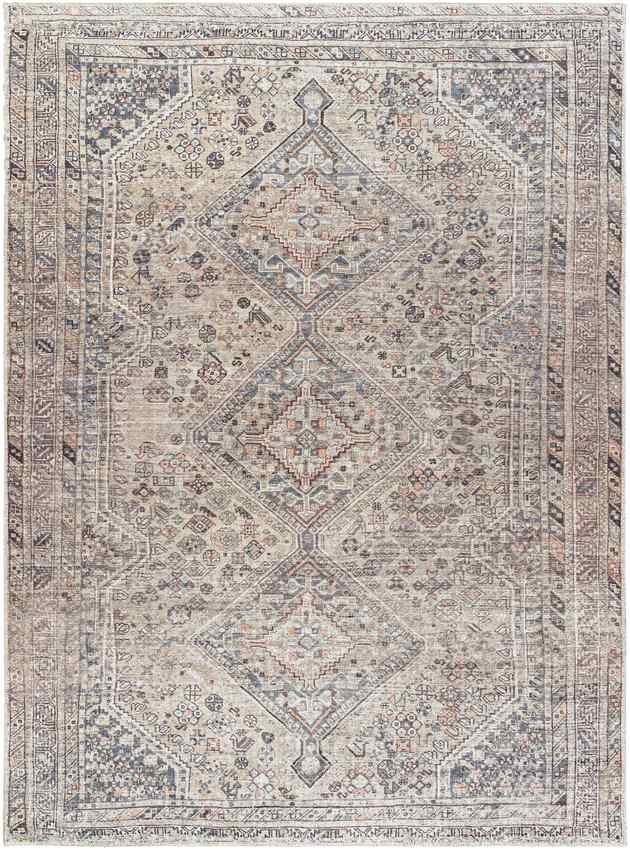 Tyanne Traditional Dark Brown Area Rug