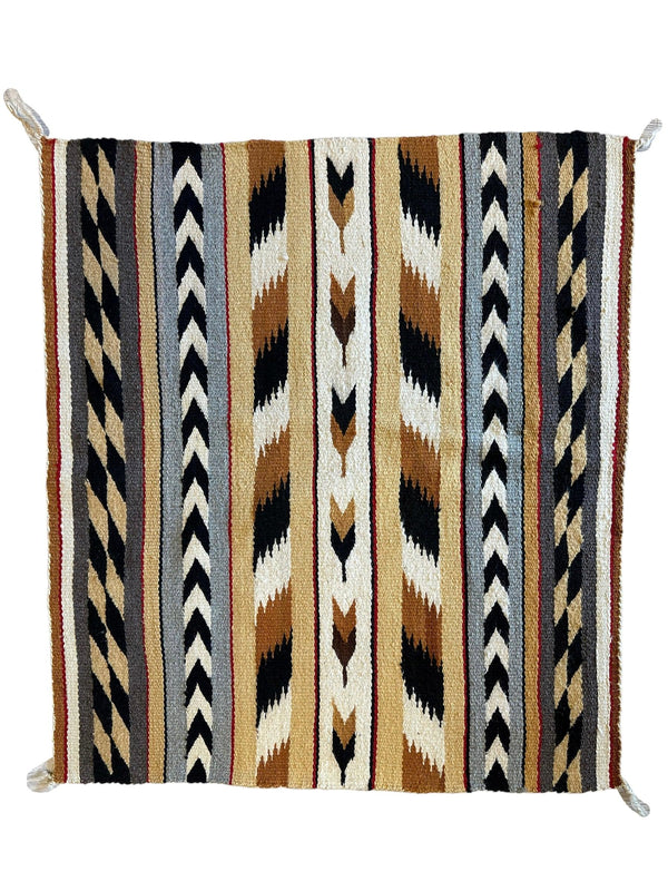 Vintage Native American Navajo Rug 29” x 32”
