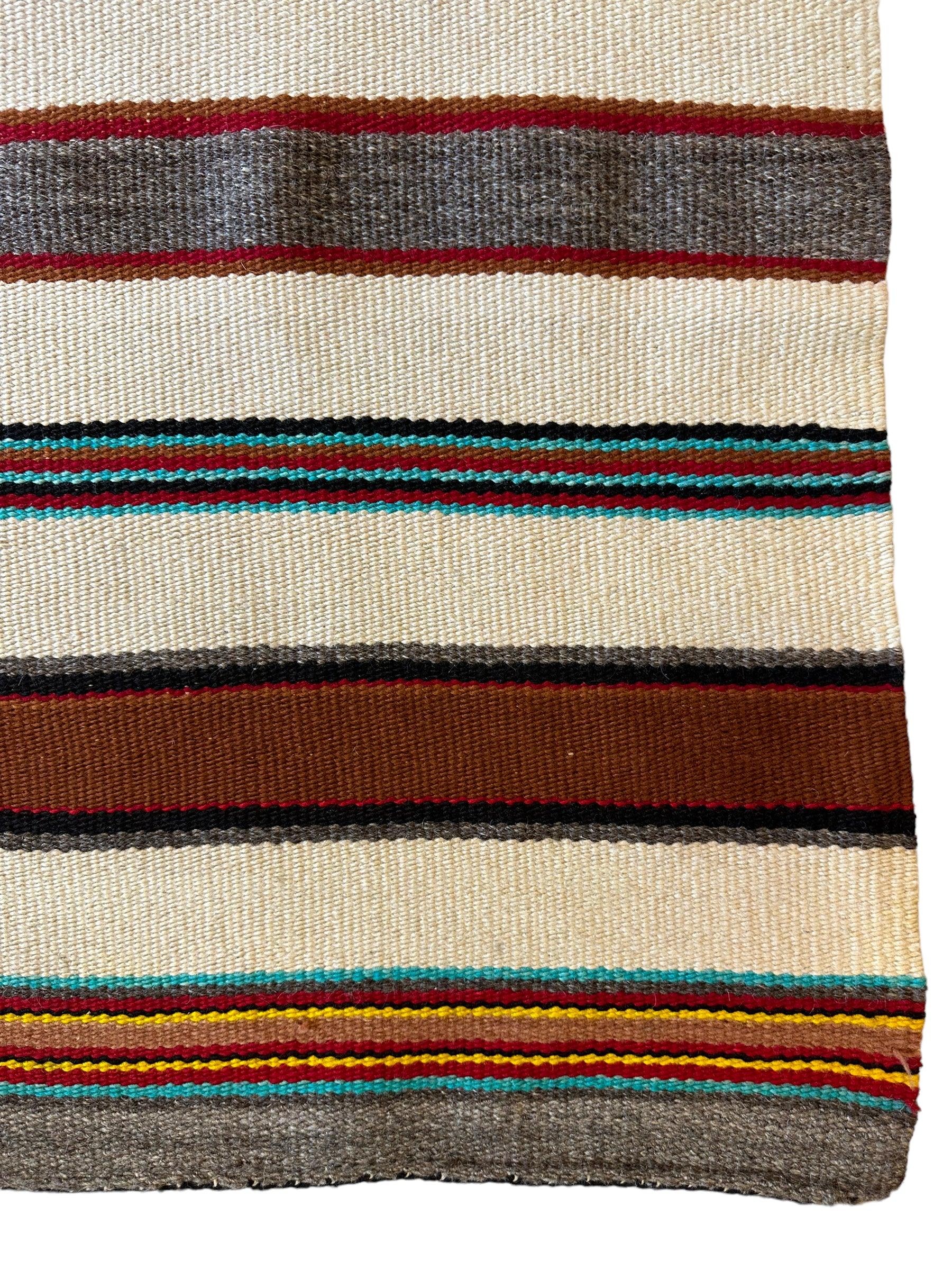 Vintage Native American Navajo Rug 30” x 63”