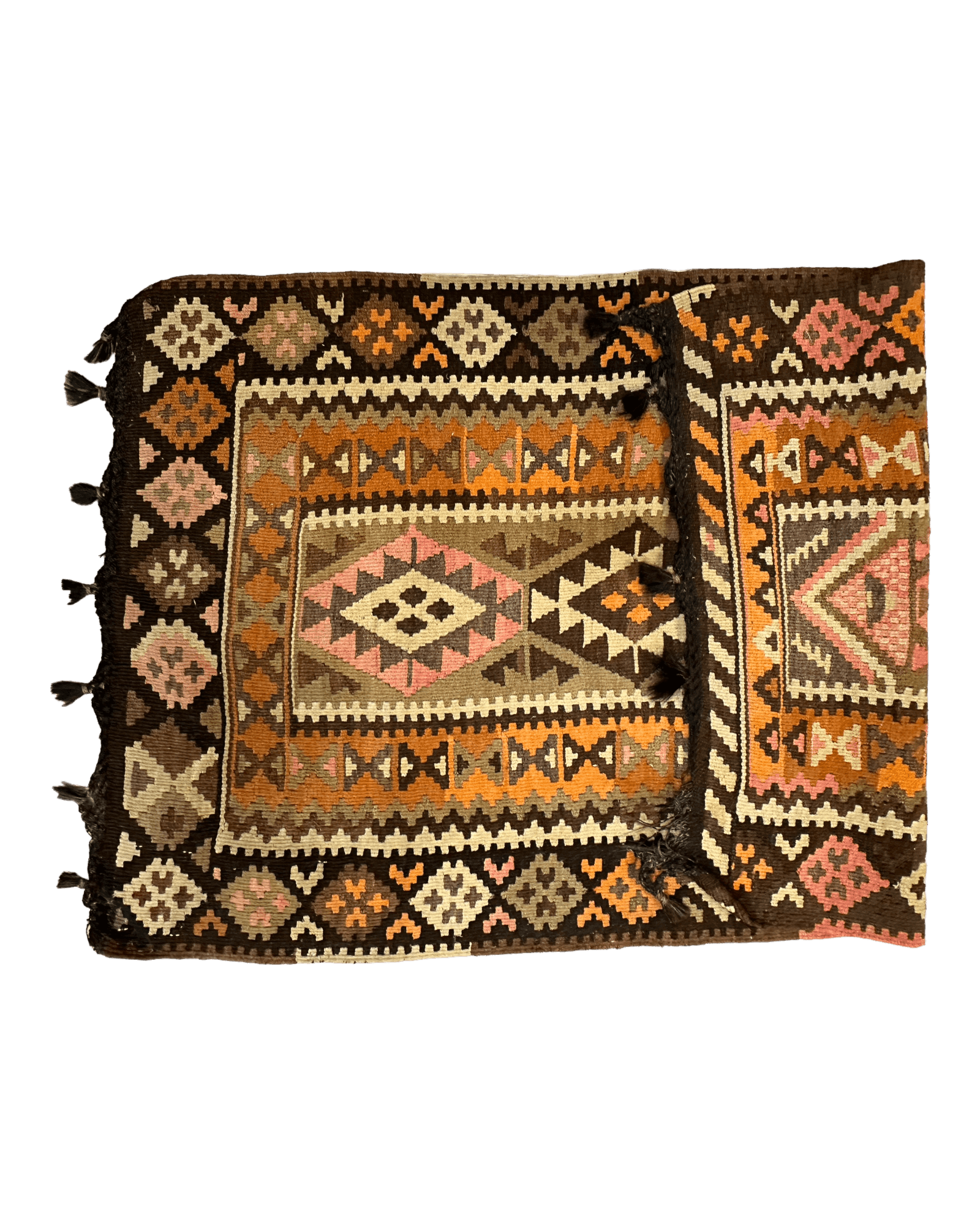Vintage Persian Tribal Qashqai Kilim Rug 3’ x 5’