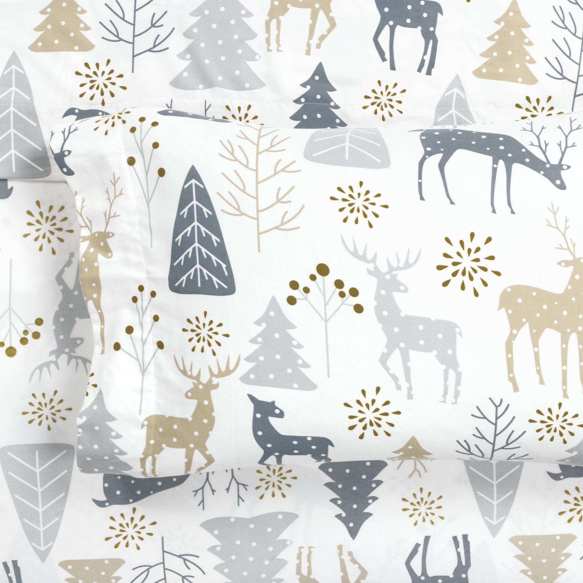 Wonderland Soft Flannel Sheet Set